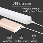lampe led rechargeable aimantée moderne table blanc sans ombre usb led