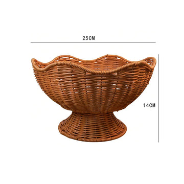 paniers rangement marron clair tissage traditionnel utilisation multiple classique