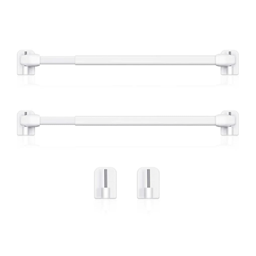 tringles rideau ajustables blancs moderne minimaliste sans perçage salle bain tringles télescopiques supports muraux