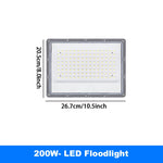 projecteur led moderne ip65 étanche 220v sensor mouvement clips gris métallique 500w 300w 200w