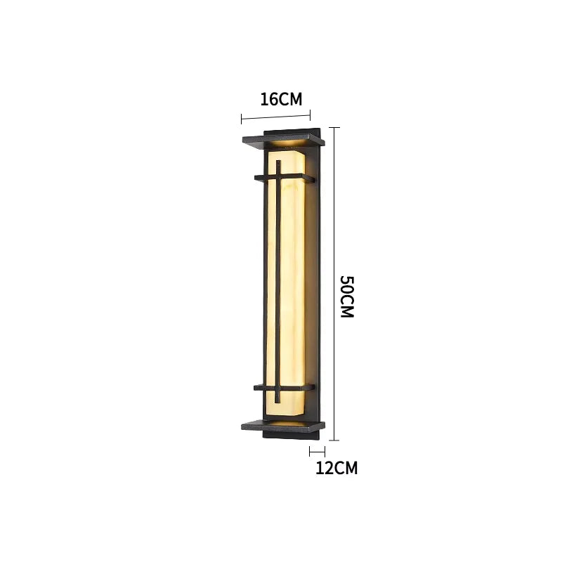 lampe murale moderne led noir beige acier inoxydable finition mat étanche cuisine salle bain