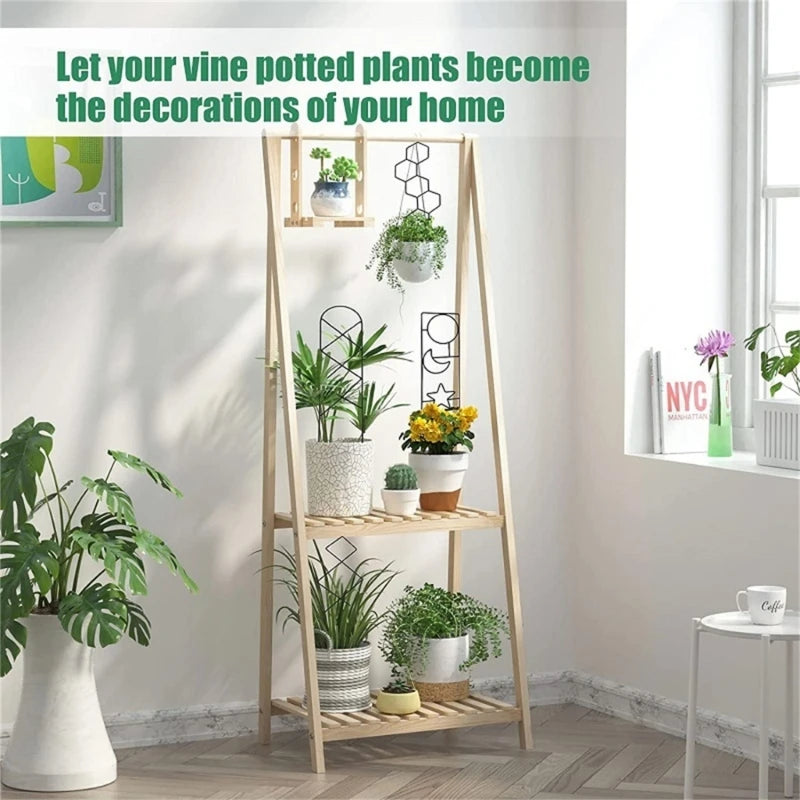 Tuteur pour plantes grimpantes en fer couleur or