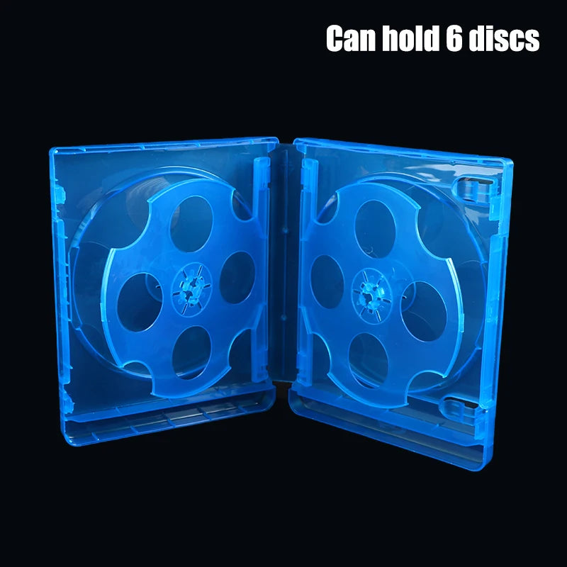 boîtes rangement disques blu ray transparentes modernes perforations respectueux environnement pratique