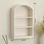 armoire murale bois naturel compartiments poignées métalliques tiroir blanc marron gris anthracite classique rustique