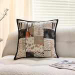 taies d'oreiller géométriques polyester non toxique maison moderne motifs léopard adhésifs respectueux environnement