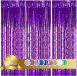 rideau tinsel or argent rose festif décoration anniversaire noël mariage festive