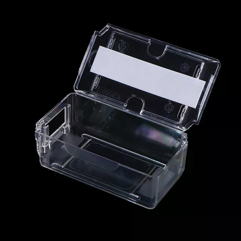 boîte montres transparente classique vert doré bijoux plastique présentation cadeau noël