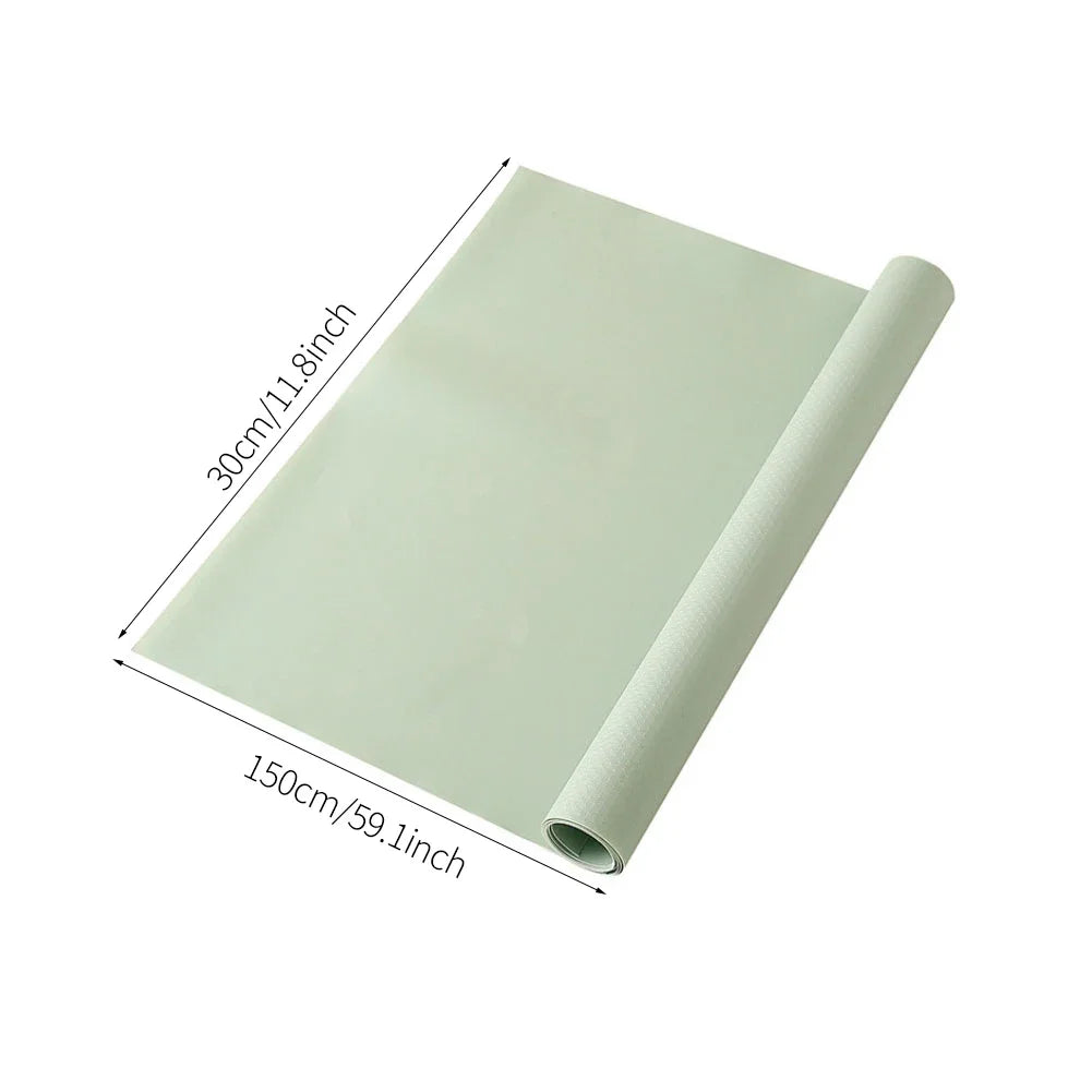 tapis placard imperméable adhésif texture points moderne vert clair gris blanc tapis anti dérapant