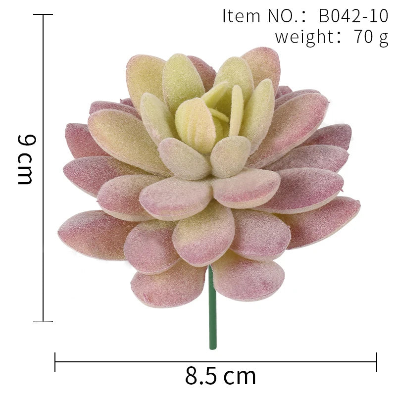 plantes succulentes artificielles décoratives modernes feuilles colorées intérieur extérieur exposé bricolage accessoire jardin réaliste