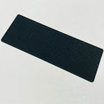 tapis cuisine silicone noir gris vert orange rayures horizontales adhésif anti dérapant rectangle moderne