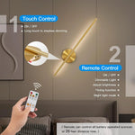 lampe murale or moderne rechargeable led télécommande réglable fixée adhésif flux lumineux élevé facile