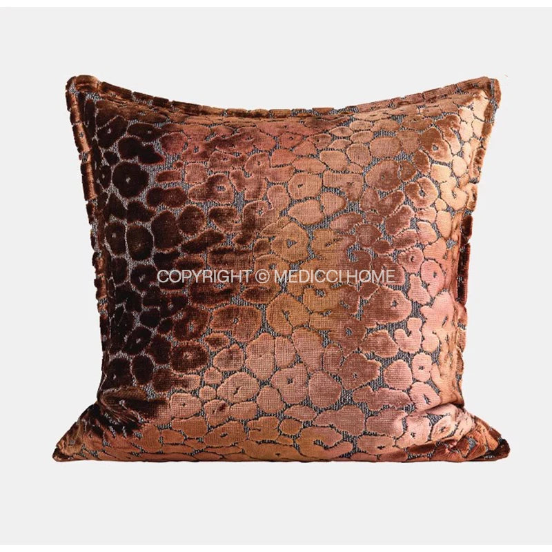 taies d'oreiller géométriques polyester beige marron classique respectueux environnement opaques maison