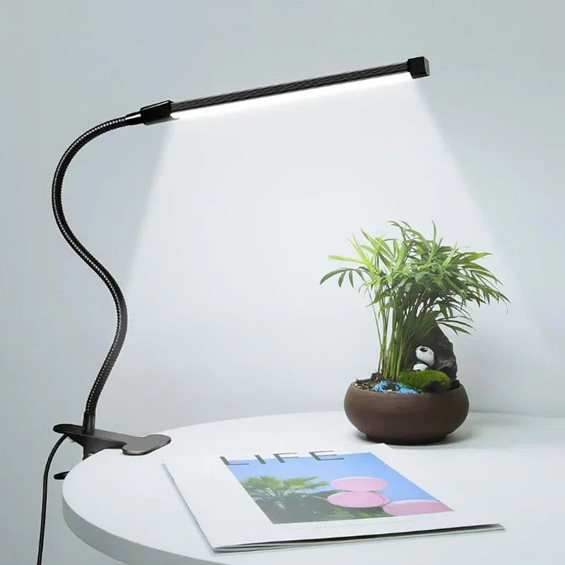 lampe led flexible noir gooseneck ajustable lecture chevet étudiant chambre