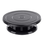 plateforme rotative gâteaux noir texturée diamètre 27.94cm hauteur 6.35cm utilitaire moderne