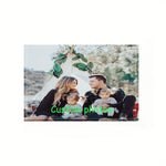 set table personnalisable photo famille motifs floraux blanc orange noël halloween modernes 30x40cm