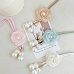 accessoires rideau fleurs cordon tressé rose violet beige blanc vert marronclair