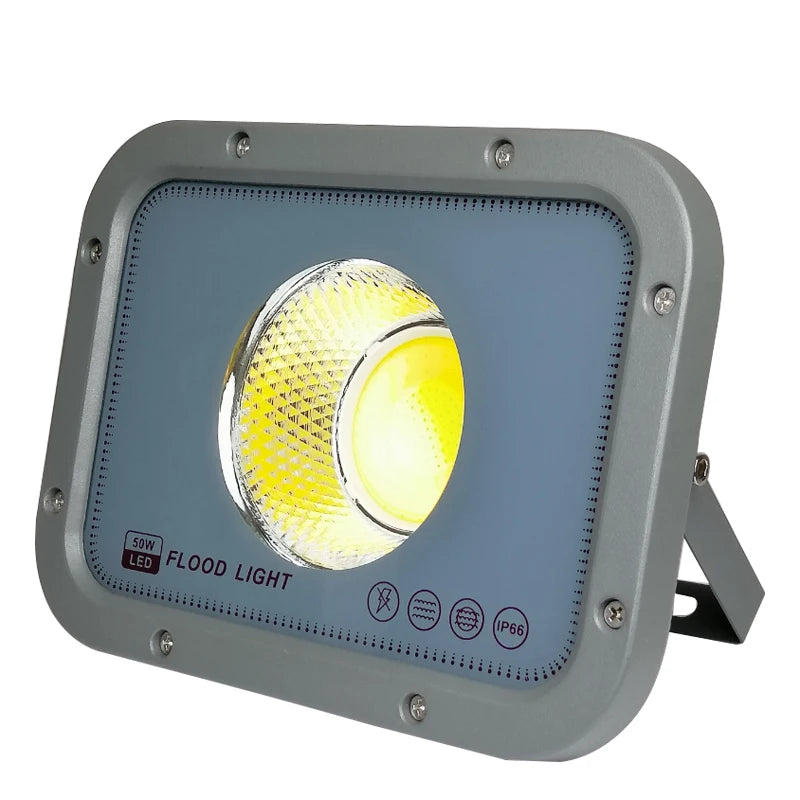 projecteur led moderne gris ip65 100w 150w 50w 24v 110v 220vextérieur jardin aluminium