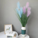 décoration intérieure plumes artificielles blanc vert bleu rose beige naturel opaque maison fête anniversaire