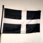 drapeau noir blanc croix décoration intérieure polyester classique accrochage