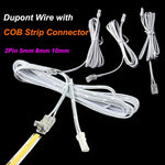câble extension dupont connecteur cob 24v blanc moderne 2m 5mm 8mm 10mm lisse certification