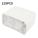 serviettes jetables rose violet blanc rayées modernes manucure outils scies taille grande