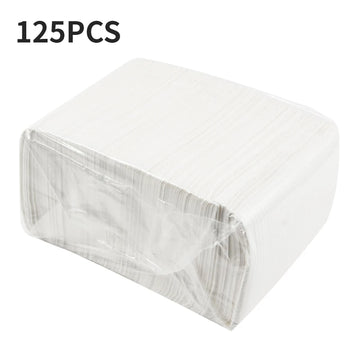 serviettes jetables rose violet blanc rayées modernes manucure outils scies taille grande