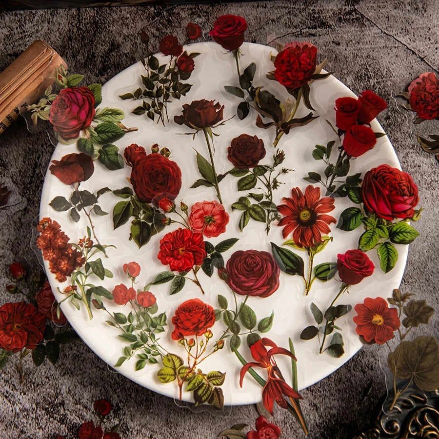 assiettes décoratives vintage fleurs séchées motifs floraux naturel rustique adultes enfants