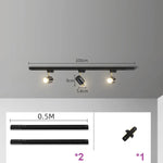 spots led gu10 réglables moderne noir doré brillantsintérieur chambre salon