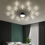 plafonnier moderne led or noir lumineux éclairage intérieur chambre salon enfants