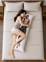 coussin imprimé leon kennedy homme musclé moderne blanc polyester lit douillet 35x100cm
