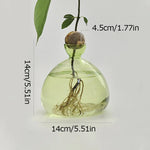 vase moderne transparent rose bleu vert jaune marbré petite grande