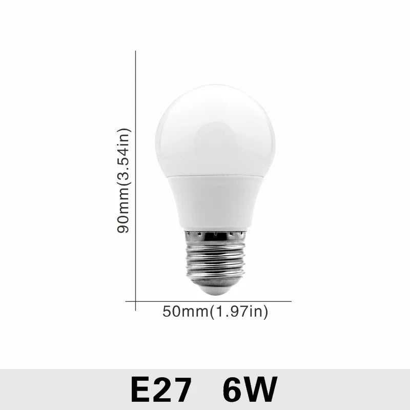 lot ampoules led blanches culot e27 moderne éclairage intérieur salon maison blanc chaud