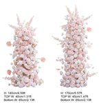décoration mariage arbre artificiel rose clair fleurs modernes élégantes extérieurintérieur événement floral