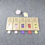 bougies tealight simple vert blanc rouge violet jaune sans parfum longue combustion utilisation maison