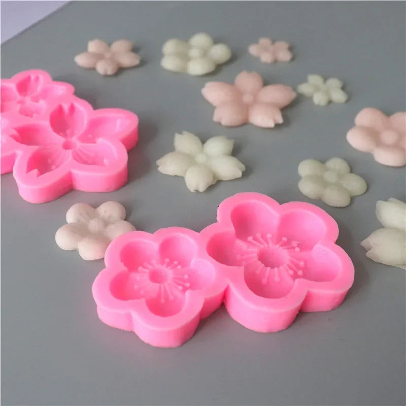moules silicone fleurs sakura pétales détaillés cake decorating outils fondants desserts mousse chocolat