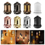ampoule e27 vintage or cuivre texture brossée noir blanc durable facile