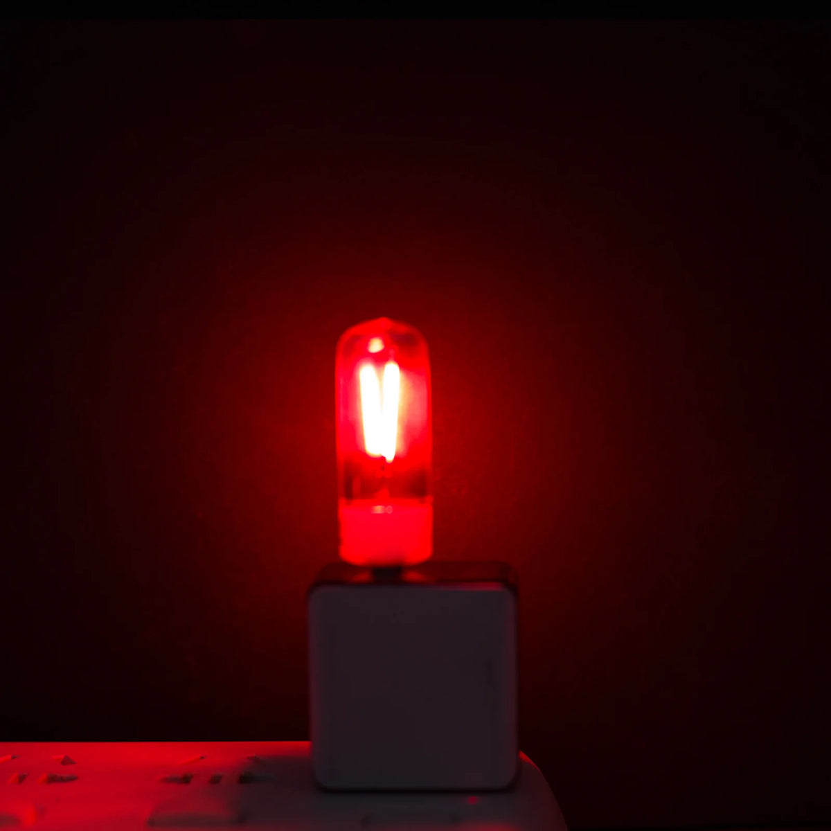 lampe usb transparente moderne 1w 5v led filament multicolore interrupteur