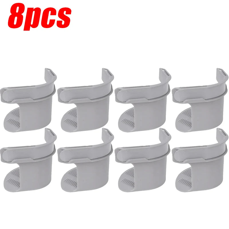 supports matelas adhésifs gris clair moderne rayures diagonales 4pcs bande adhésive