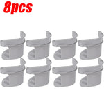 supports matelas adhésifs gris clair moderne rayures diagonales 4pcs bande adhésive