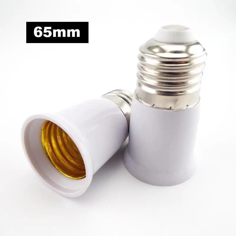 adaptateur culot e27 blanc moderne mat métal certification ccc extension lampe