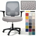 housse chaise polyester vert gris beige moderne tissé 46 53 cm