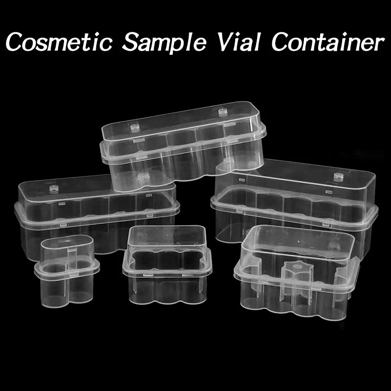 boite rangement transparente flacons tubes laboratoire plastique empilable organiseur pratique
