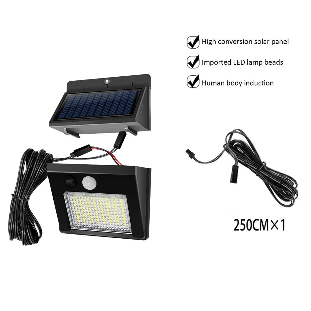 lampe solaire jardin noir panneau bleu led blanc ip65 moderne capteur mouvement contemporainextérieur