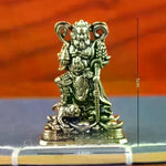 figurine dorée protège richesse prospérité asiatique décoration maison details armure animaux