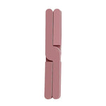 support verre moderne bleu vert rose plat opacité minimaliste