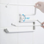 porte serviettes mural blanc motif carottes chats adhésif moderne cuisine salle bain tissue holder