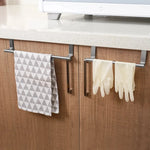porte serviettes mural acier inoxydable argenté bleu marine gris clair moderne minimaliste clips métal