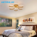 lampe suspendue moderne blanche dorée salon chambre contemporaine télécommande inclusion chaînes suspension