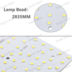 plaque led 10w blanc carrés jaunes moderne non visible 91mm 93mm