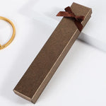 boîtes bijoux carton 10 pièces rayures horizontales ruban classique occasions fêtes anniversaires